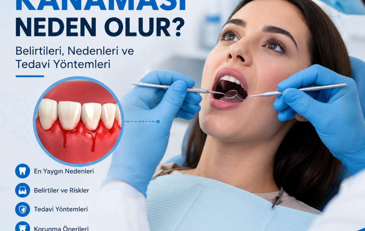 Diş Eti Kanaması Neden Olur? Belirtileri, Nedenleri ve Tedavi Yöntemleri